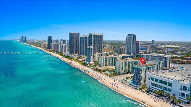 a view of building with yard