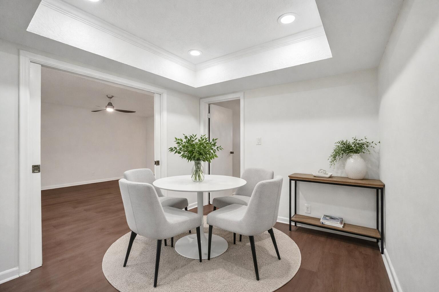 1321 Southwest 74th Terrace Plantation, FL 33317 - Photo 7 of 59 a view of a dining room with furniture and wooden floor