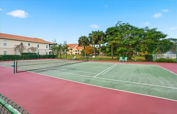 a view of a tennis court