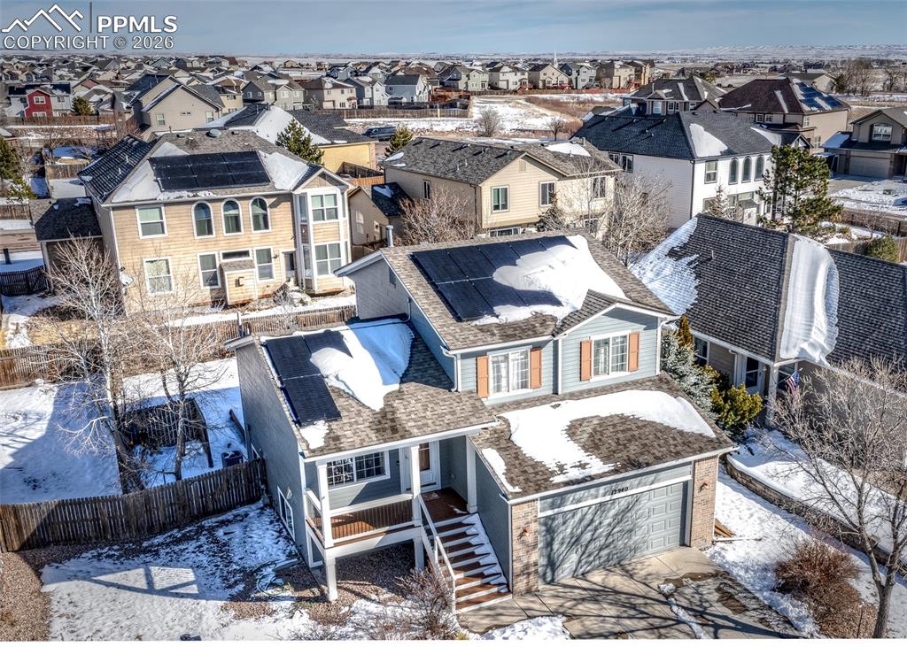 12940 Casa De Campo Road Peyton, CO 80831 - Photo 47 of 50 front view of a house with a fountain