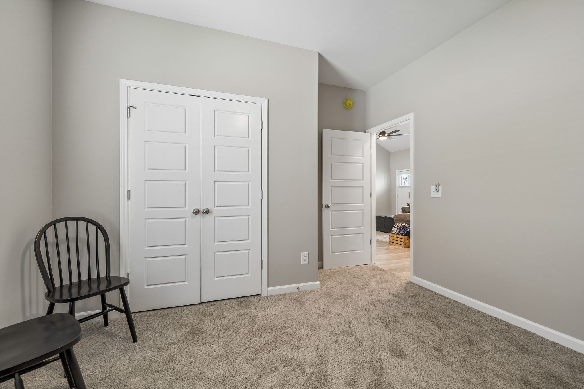 180 Vickers Hill Road Smithville, TN 37166 - Photo 26 of 33 an empty room with a door and a mirror