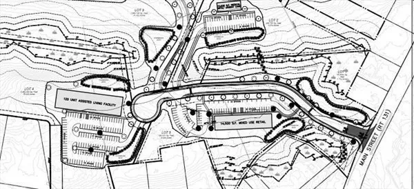 a view of a yard with an outdoor space