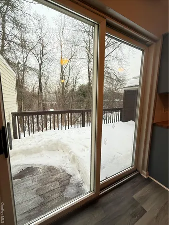 a view of a room from a window