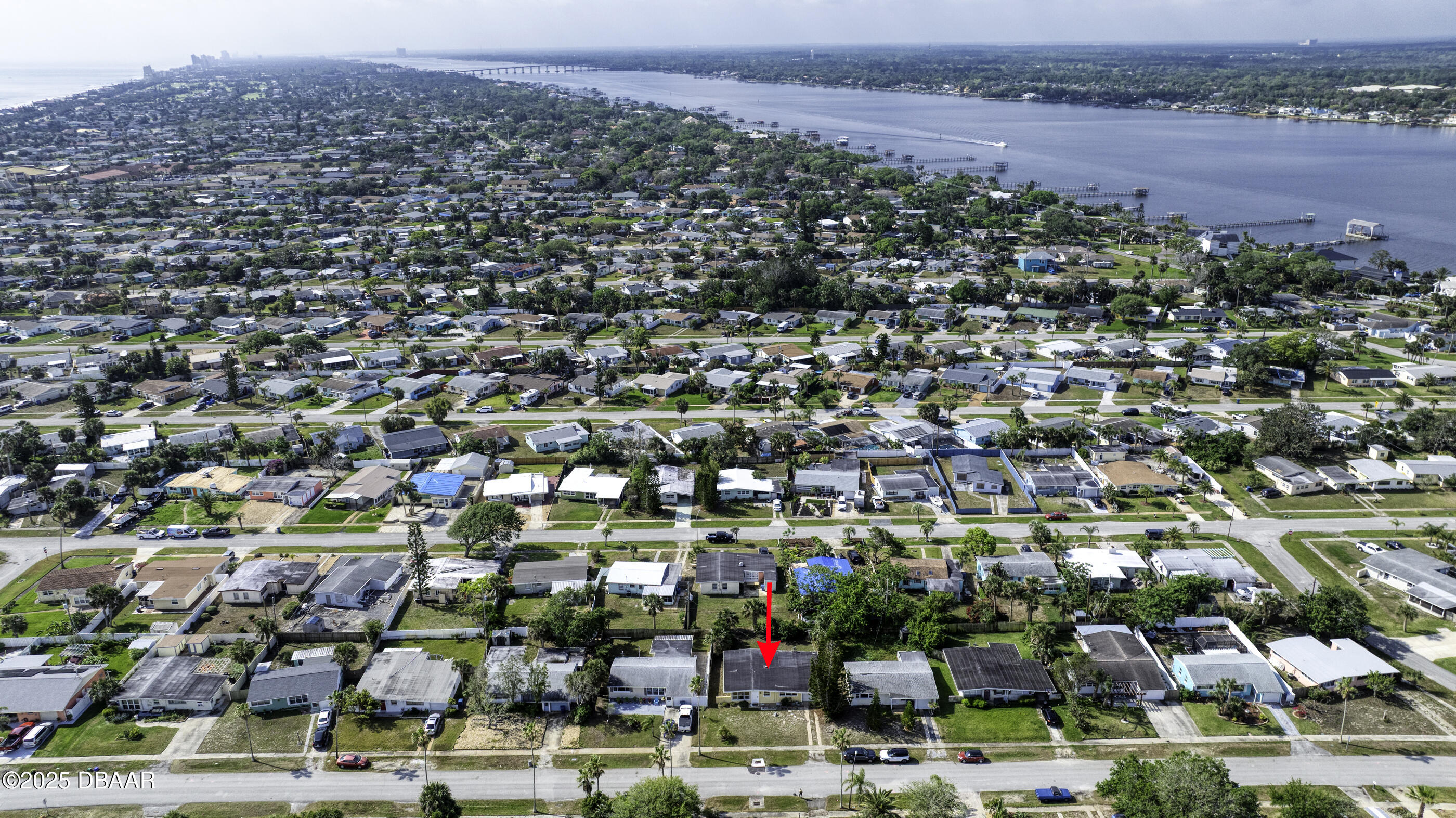 114 Lynnhurst Drive Ormond Beach, FL 32176 - Photo 41 of 43 Drone_114LynnhurstDr-3_arrow