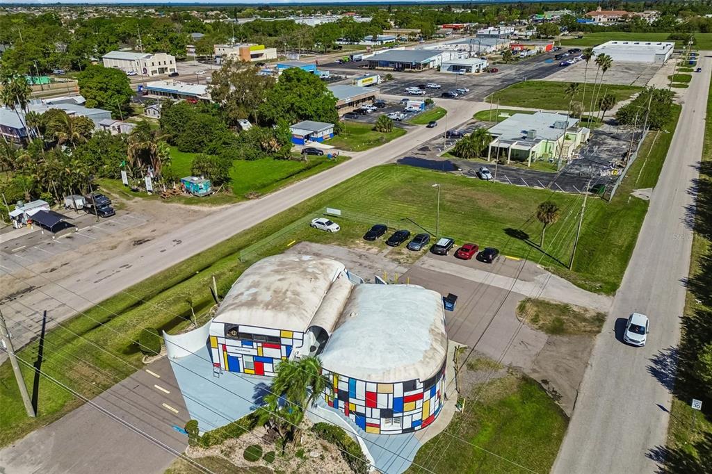 100 East Shell Point Road Ruskin, FL 33570 - Photo 39 of 41 an aerial view of residential houses with outdoor space