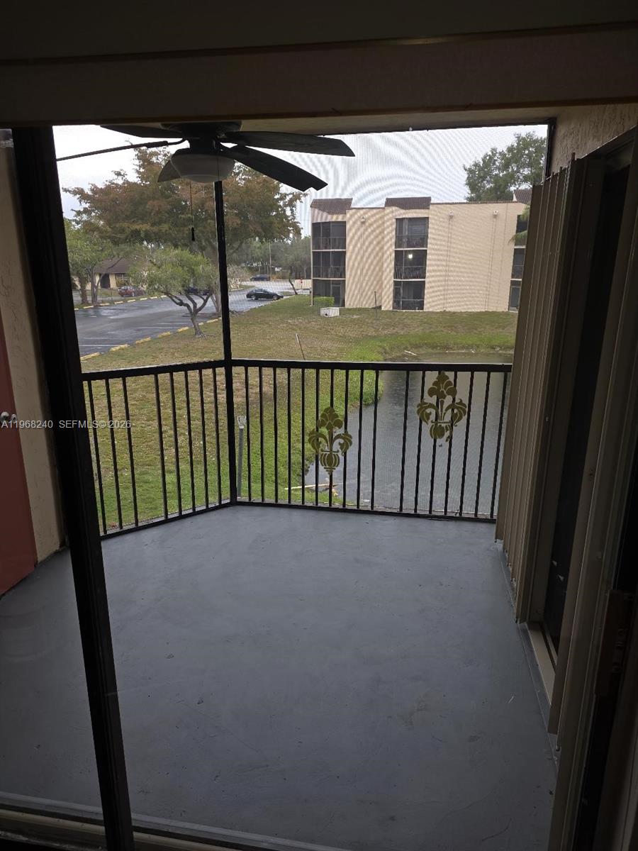 3399 Foxcroft Road, Unit 203 Miramar, FL 33025 - Photo 9 of 15 a view of a balcony