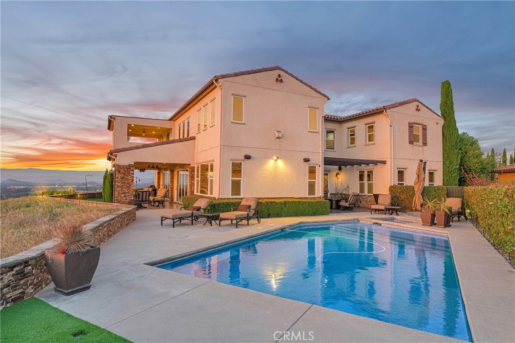 16727 Pienza Court Riverside, CA 92503 - Photo 7 of 41 The valley lights come on every evening — this is the front row