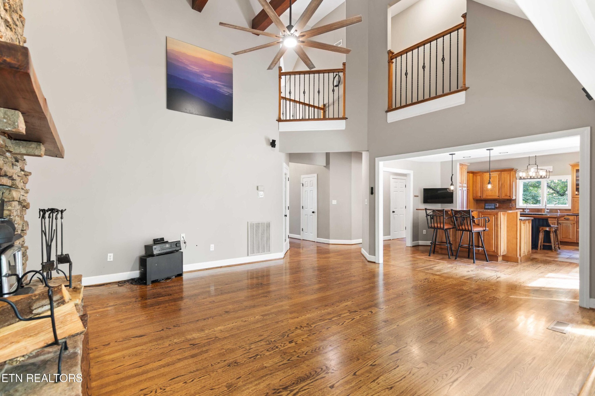309 Bullrun Valley Drive Heiskell, TN 37754 - Photo 12 of 49 a view of livingroom with furniture and wooden floor