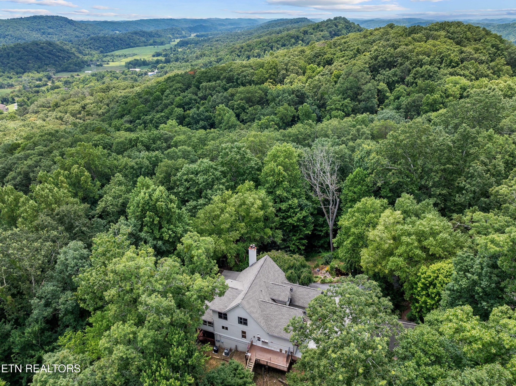 309 Bullrun Valley Drive Heiskell, TN 37754 - Photo 47 of 49 an aerial view of a house with a yard