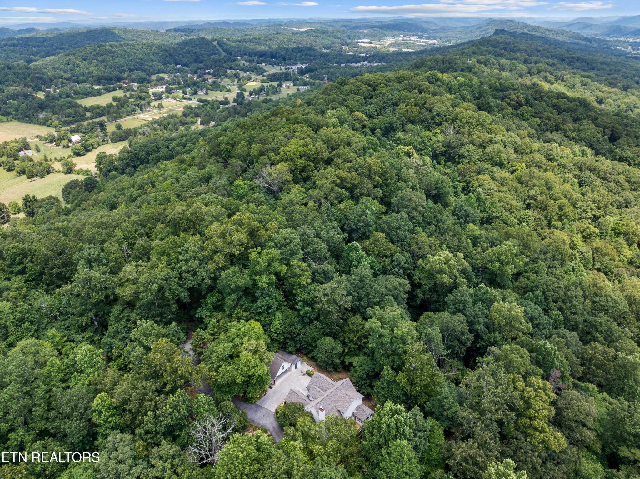 309 Bullrun Valley Drive Heiskell, TN 37754 - Photo 49 of 49 an aerial view of a house with a yard