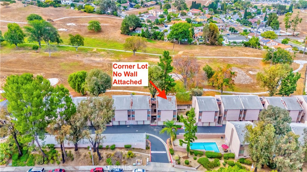 1525 Walnut Leaf Drive, Unit 211 Walnut, CA 91789 - Photo 25 of 26 an aerial view of residential houses with outdoor space and street view