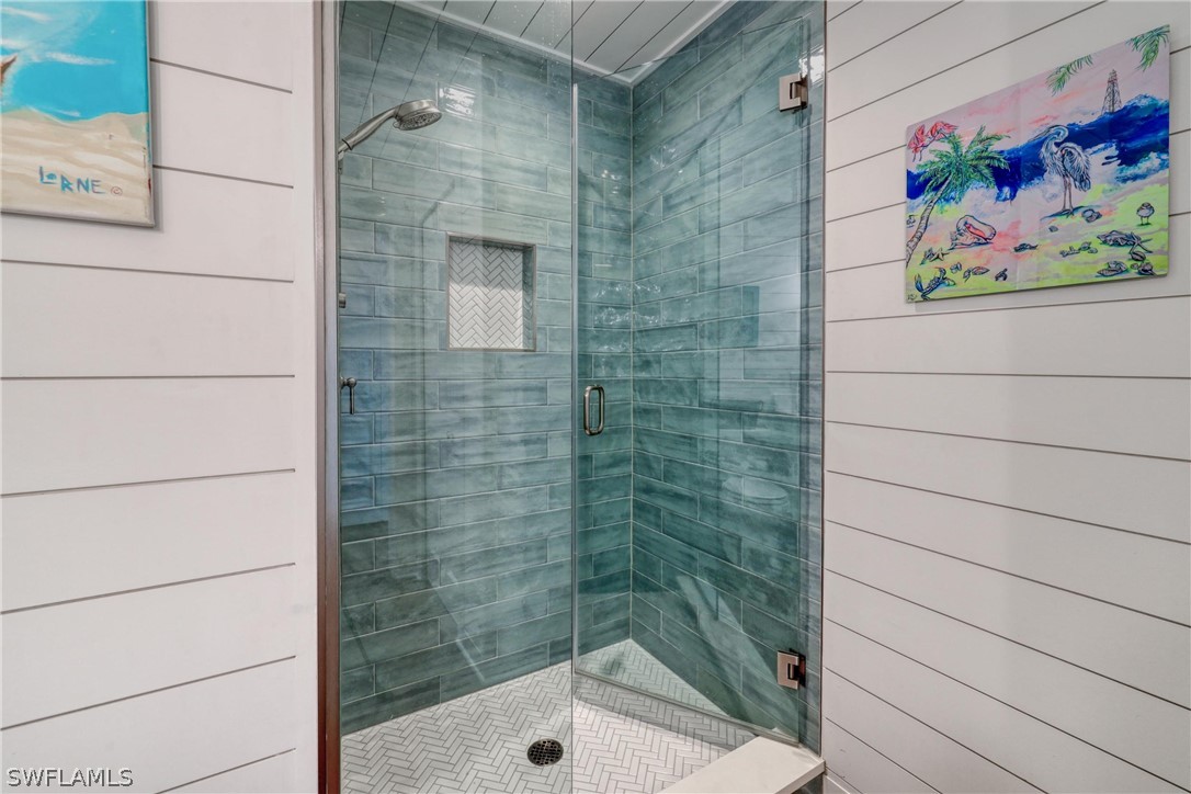 1021 Sand Castle Road Sanibel, FL 33957 - Photo 30 of 49 a bathroom with a shower