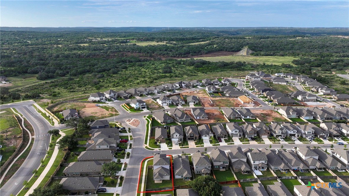 2069 Flametree Avenue New Braunfels, TX 78132 - Photo 43 of 46 an aerial view of a city with lots of residential buildings