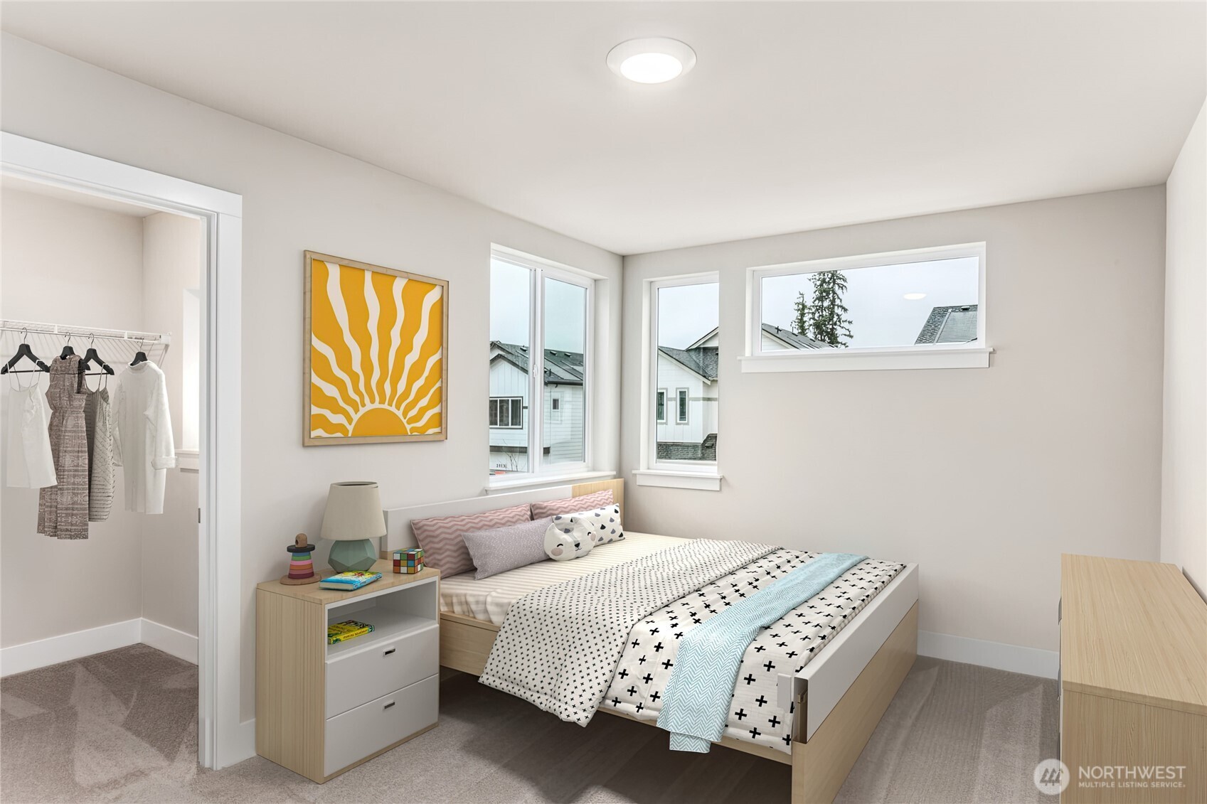 3822 194th Street Southeast Bothell, WA 98012 - Photo 12 of 29 a bedroom with a bed and a window