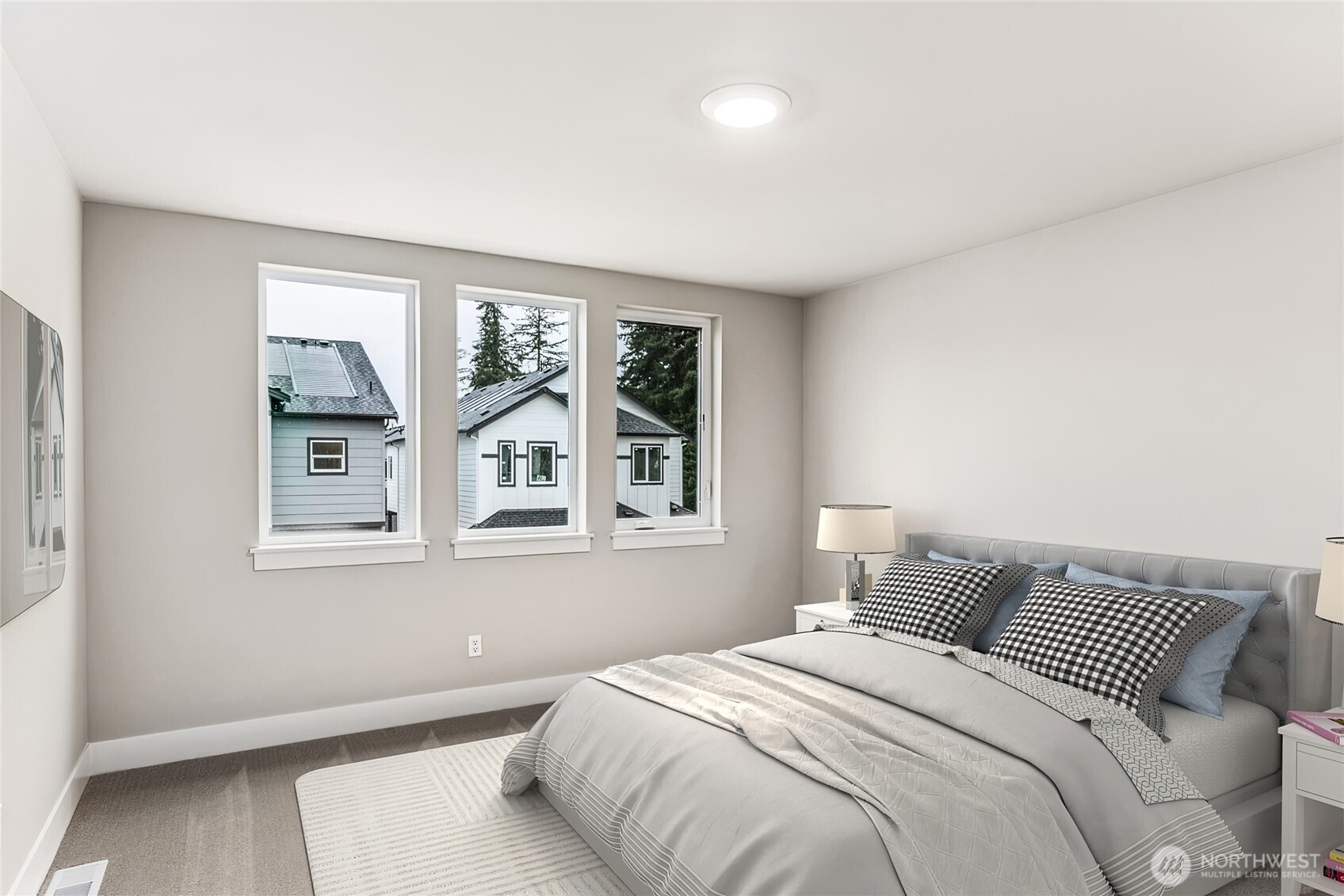3822 194th Street Southeast Bothell, WA 98012 - Photo 14 of 29 a bedroom with a bed and a large window