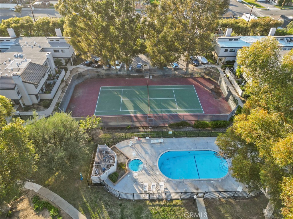 6490 Twin Cir Lane Simi Valley, CA 93063 - Photo 3 of 28 an aerial view of a house with a yard and trees
