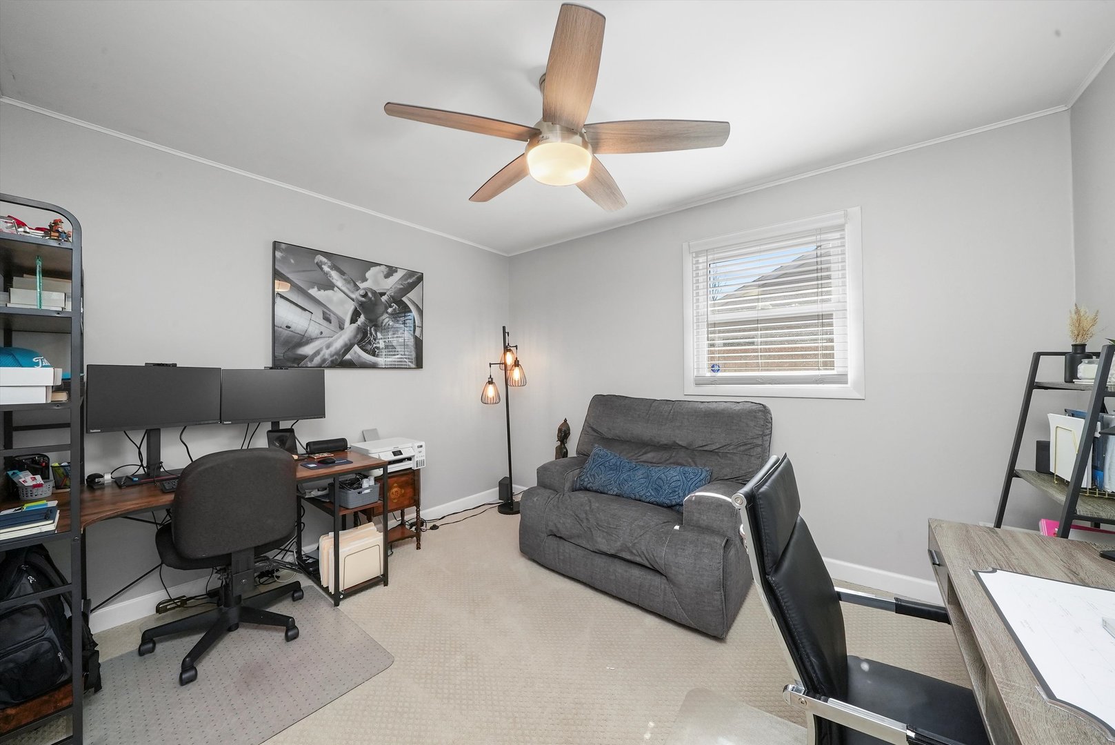 3908 Owl Drive Rolling Meadows, IL 60008 - Photo 22 of 36 a work room with furniture and windows