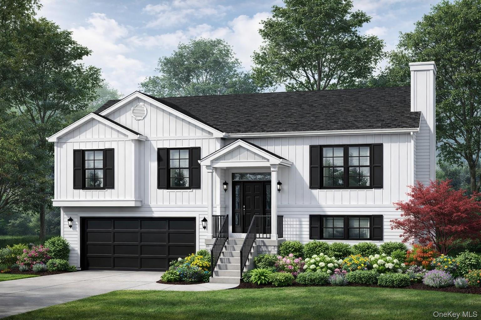 455-4 Middle Road Riverhead, NY 11901 - Photo 1 of 6 a front view of a house with a yard and garage