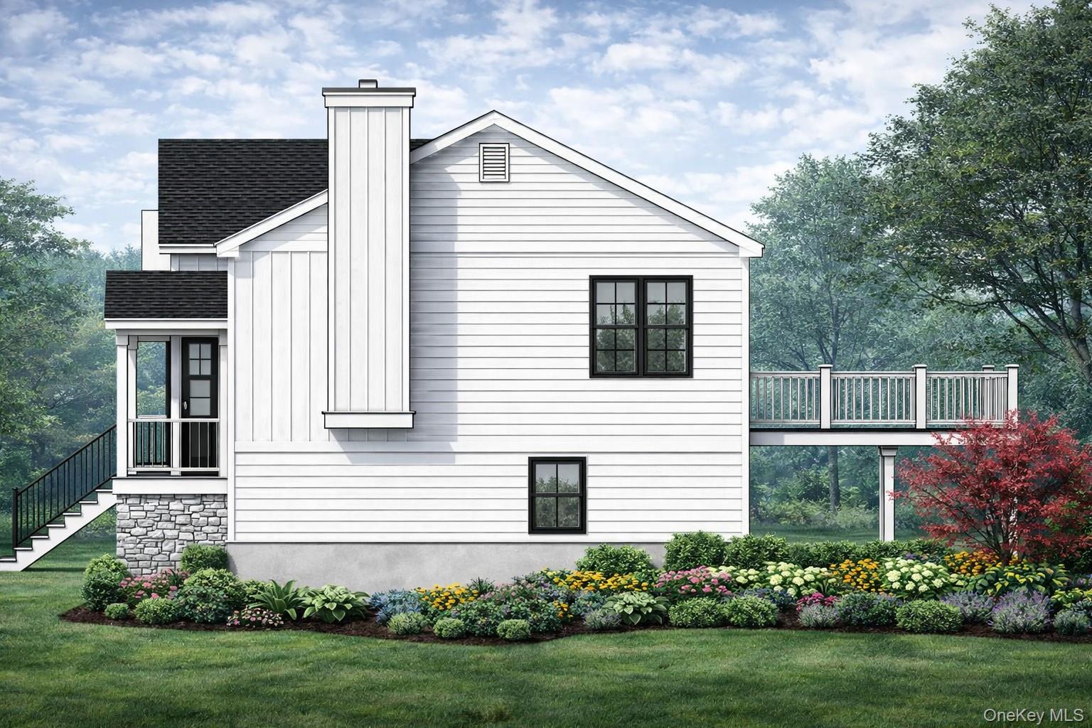 455-4 Middle Road Riverhead, NY 11901 - Photo 2 of 6 a view of a house with backyard and garden