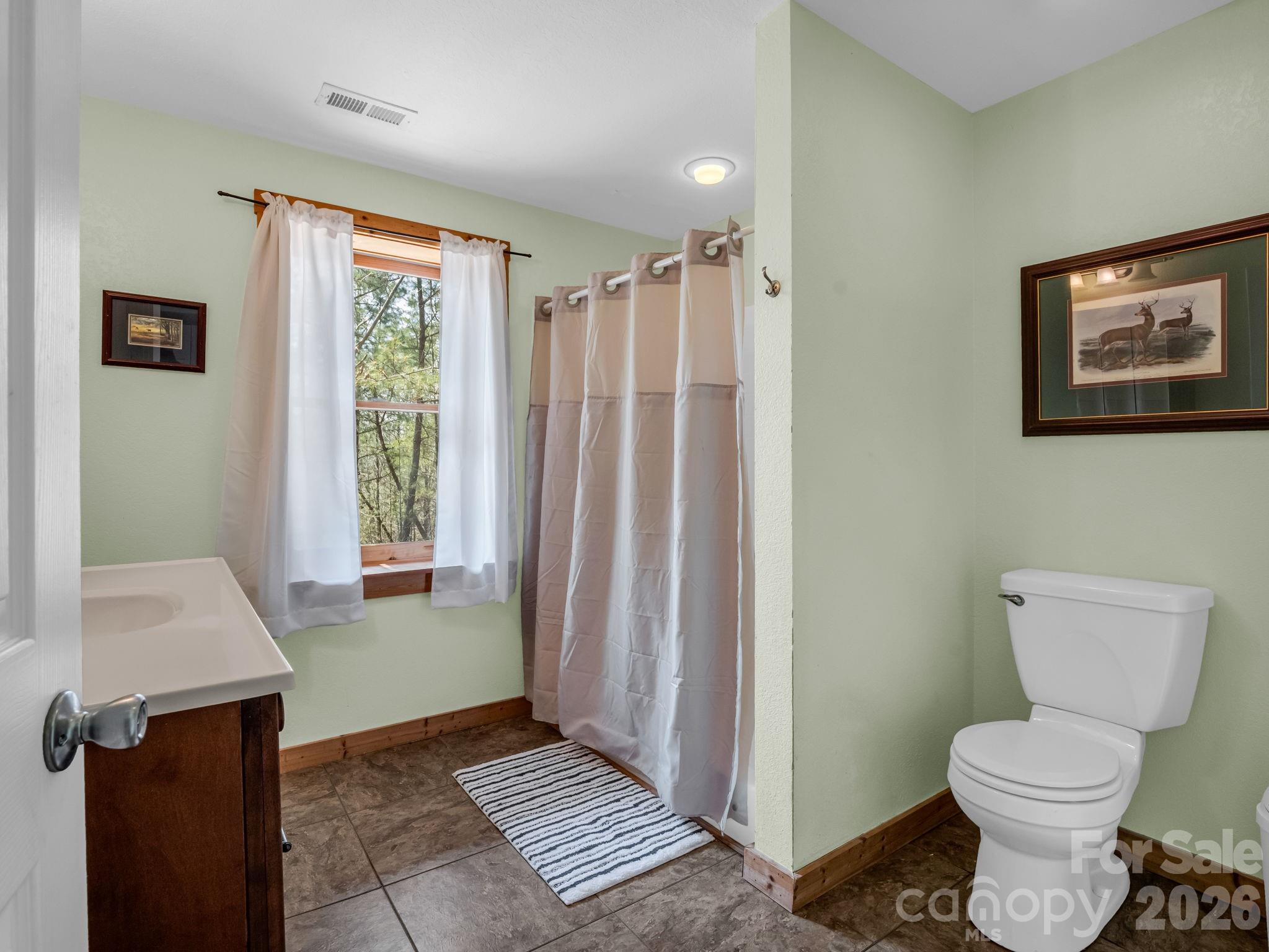 1050 Cross Ridge Drive Rutherfordton, NC 28139 - Photo 39 of 48 a bathroom with a toilet a sink and a shower