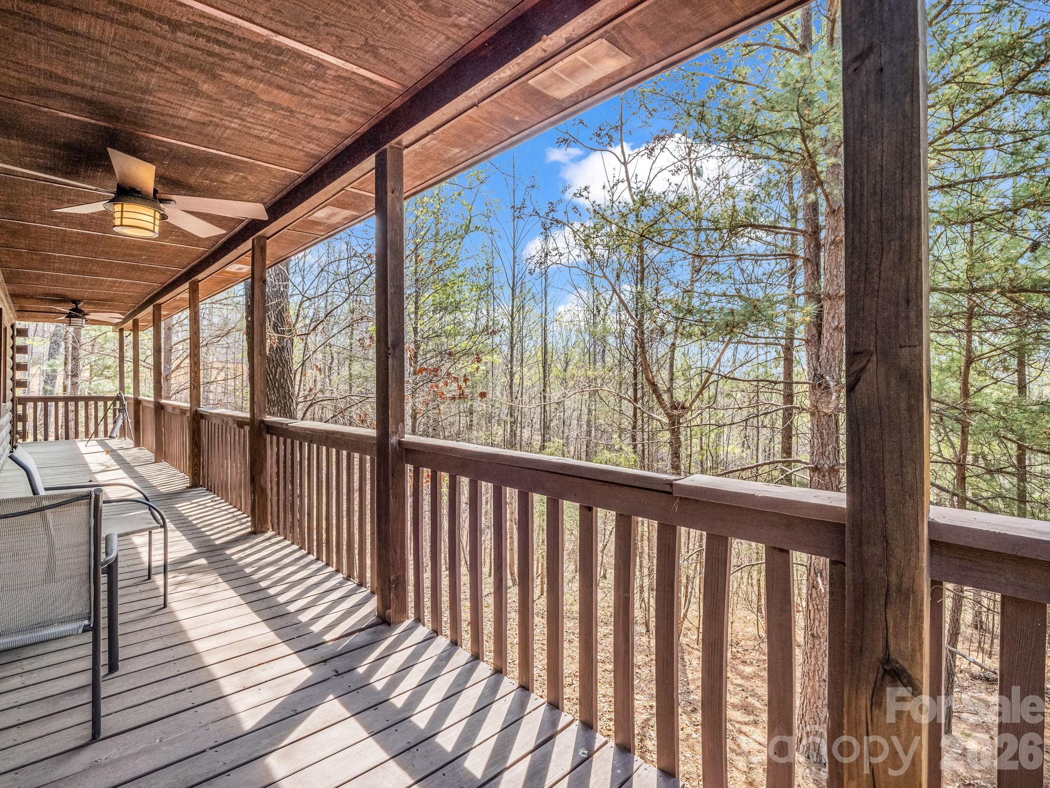 1050 Cross Ridge Drive Rutherfordton, NC 28139 - Photo 10 of 48 a view of balcony with wooden floor