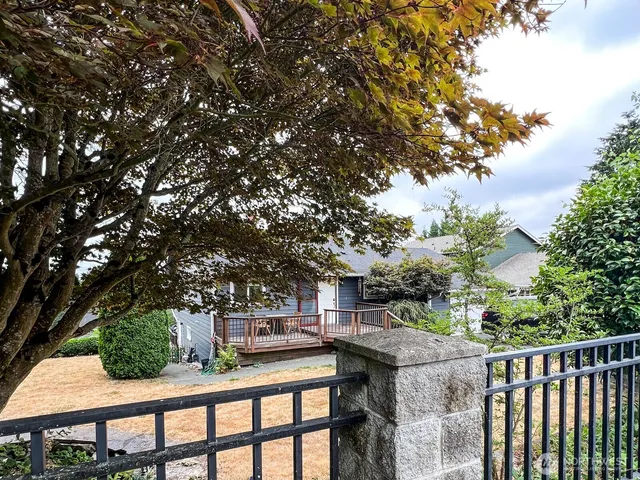 a view of city from balcony