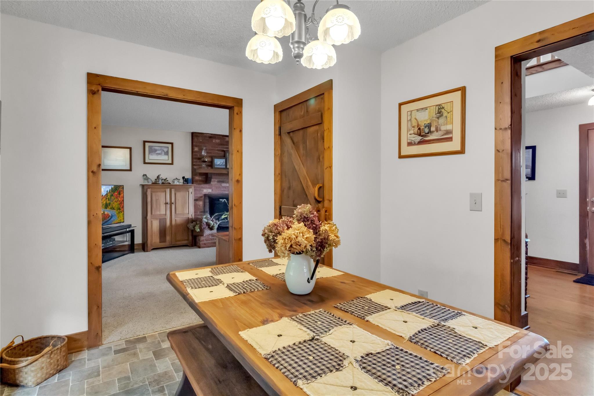 580 River Point Road Canton, NC 28716 - Photo 22 of 46 a view of a dining room with furniture