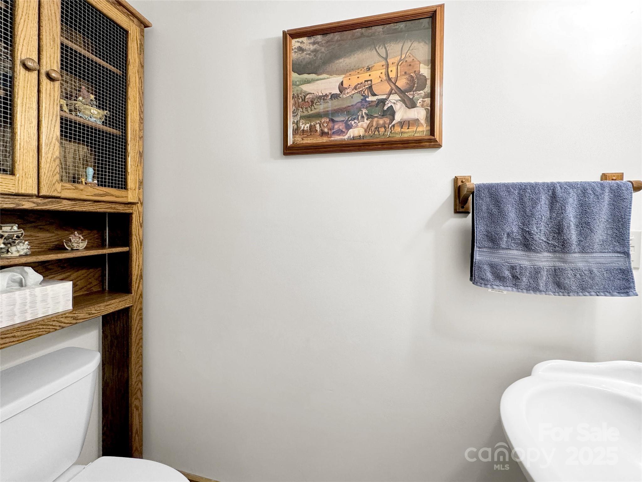 580 River Point Road Canton, NC 28716 - Photo 28 of 46 a bathroom with a toilet and a sink