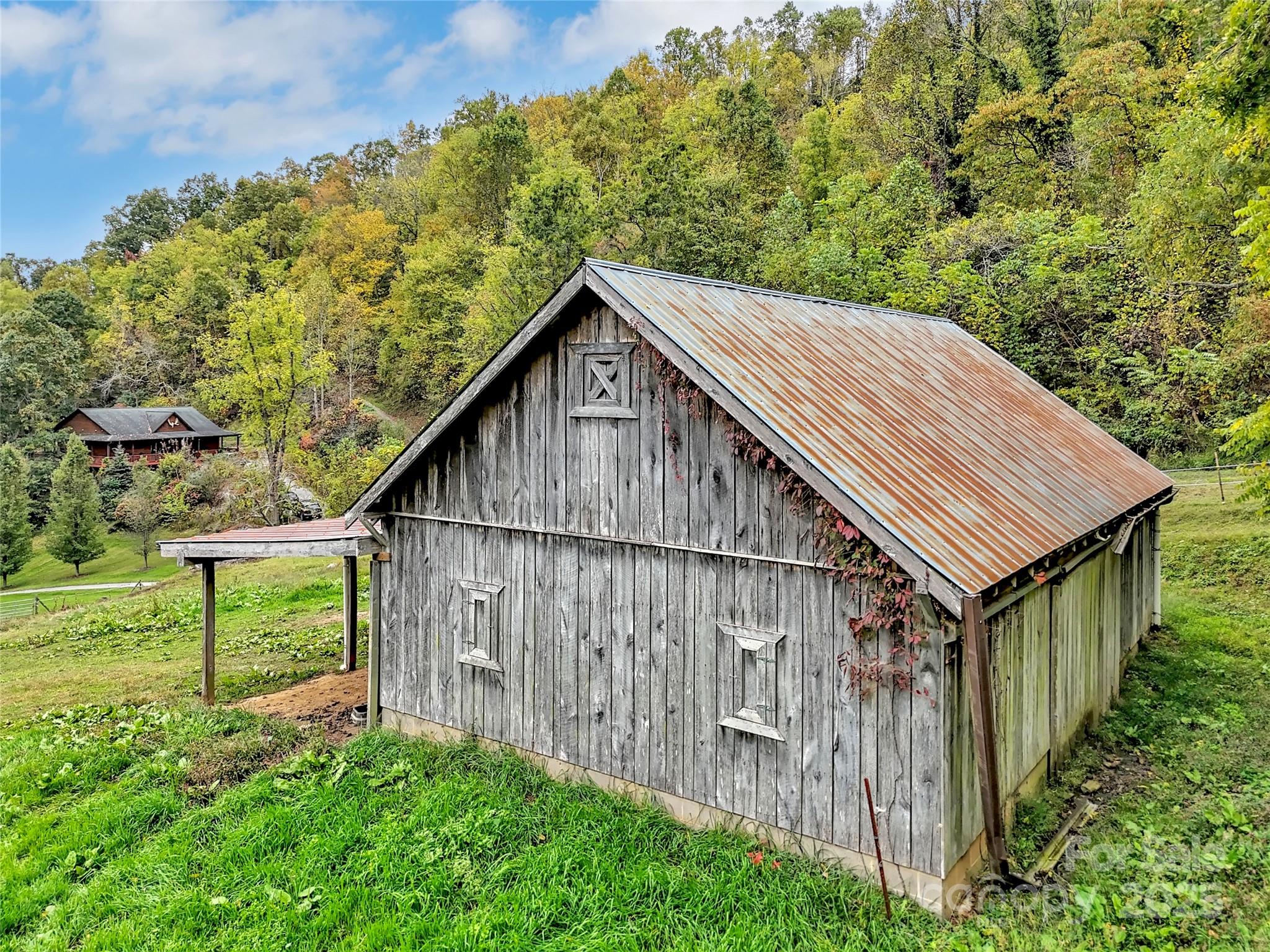580 River Point Road Canton, NC 28716 - Photo 45 of 46 a backyard of a house with lots of green space