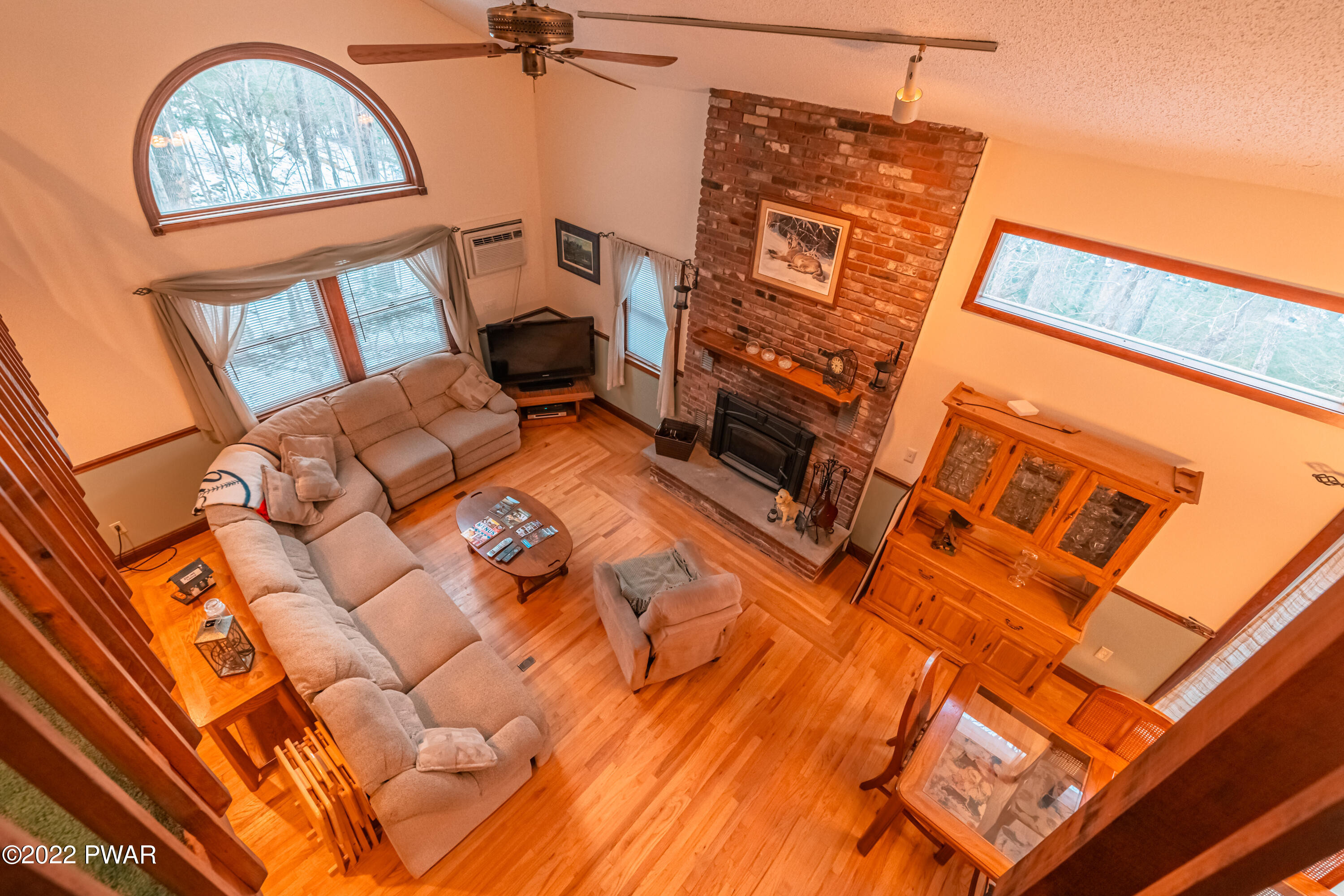 4141 Winchester Way Bushkill, PA 18324 - Photo 30 of 75 Living Room View from Upstairs