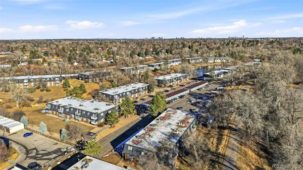 a view of a terrace with sitting area