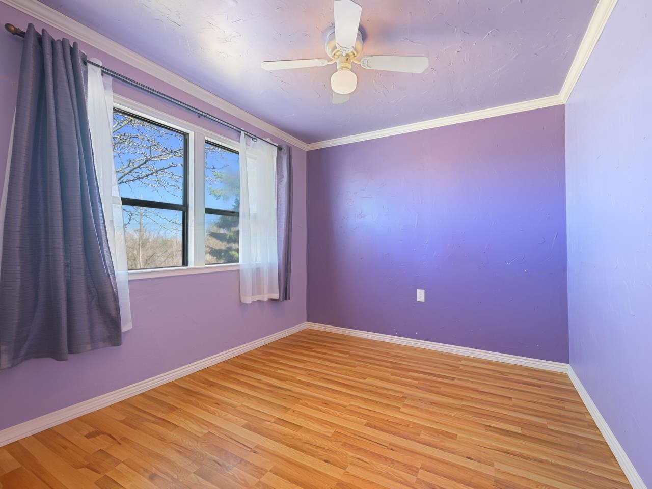 6777 Reeder Mesa Road Whitewater, CO 81527 - Photo 20 of 42 a view of empty room with window and ceiling fan
