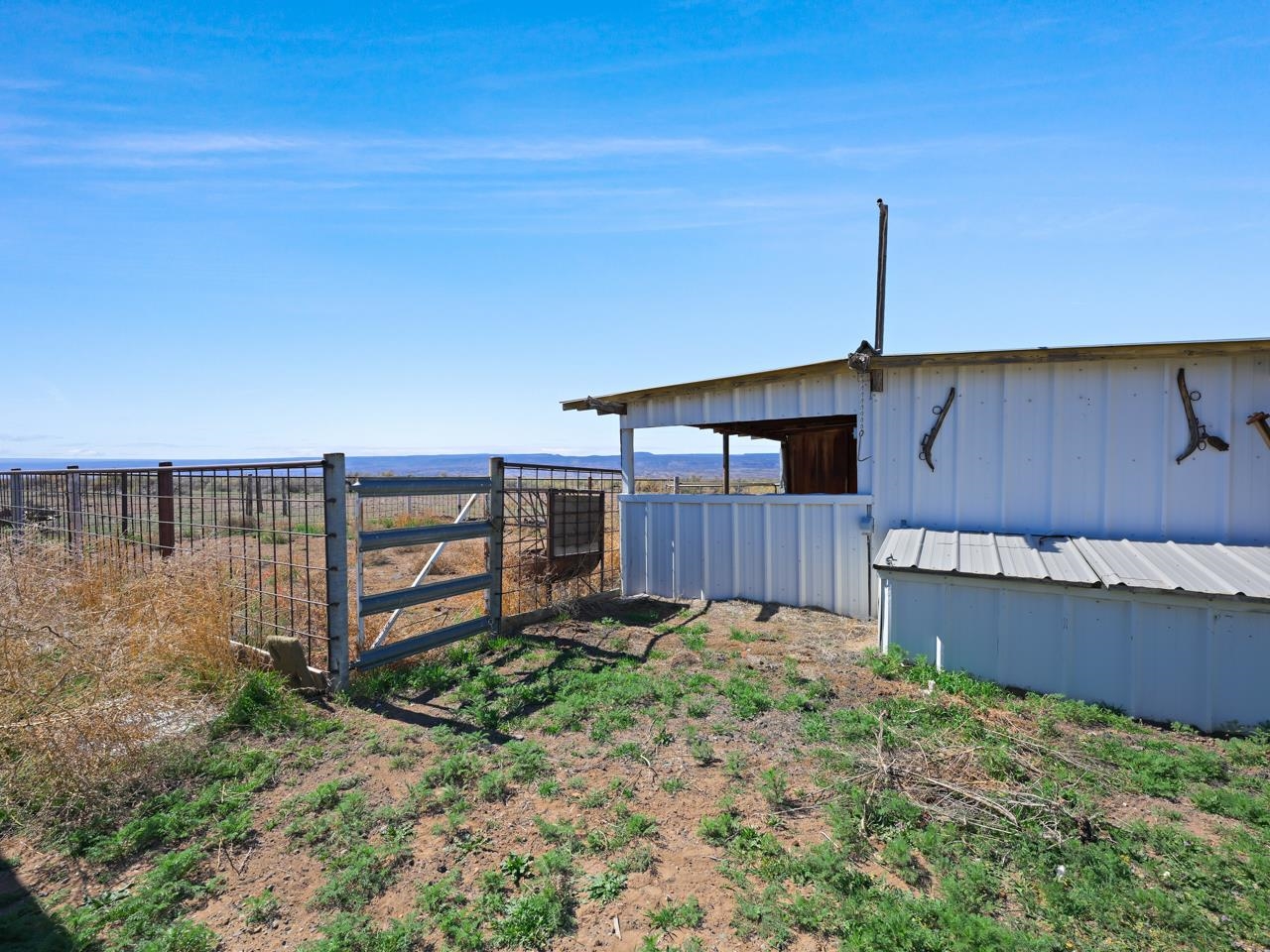 6777 Reeder Mesa Road Whitewater, CO 81527 - Photo 32 of 42 a view of a backyard with wooden fence