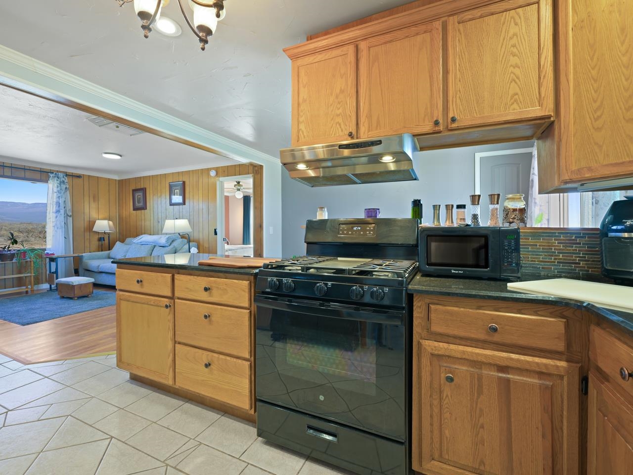 6777 Reeder Mesa Road Whitewater, CO 81527 - Photo 10 of 42 a kitchen with stainless steel appliances granite countertop a stove and a sink