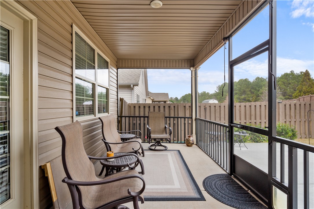 120 Rossmoor Court Anderson, SC 29621 - Photo 27 of 32 Enjoy outdoor living on this inviting screened porch, perfect for relaxation and fresh air.