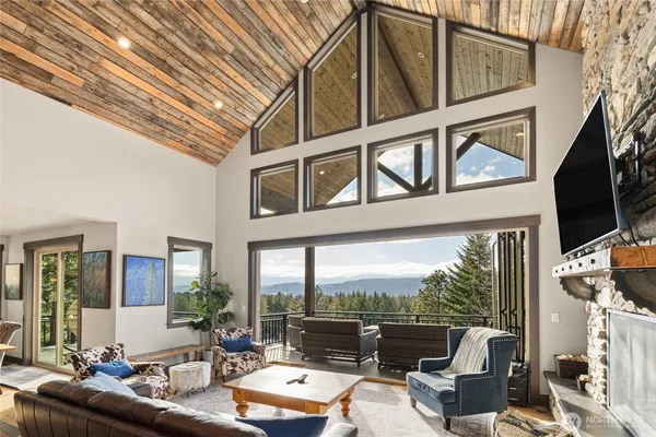 a view of a two chair in the balcony