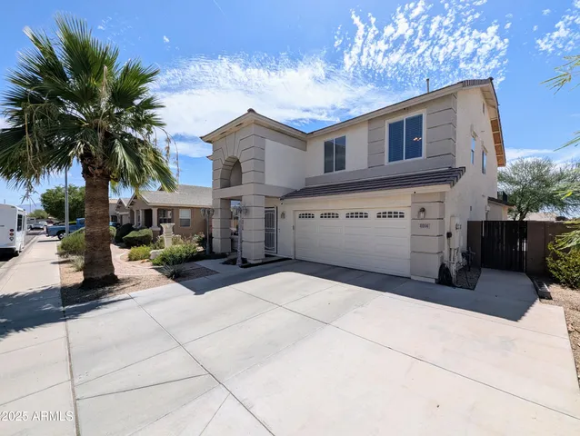 a house view with a outdoor space
