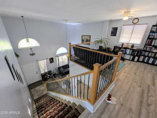 a bathroom with a sink double vanity and a mirror