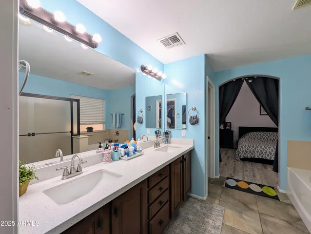 wooden floor in a hall with an entryway