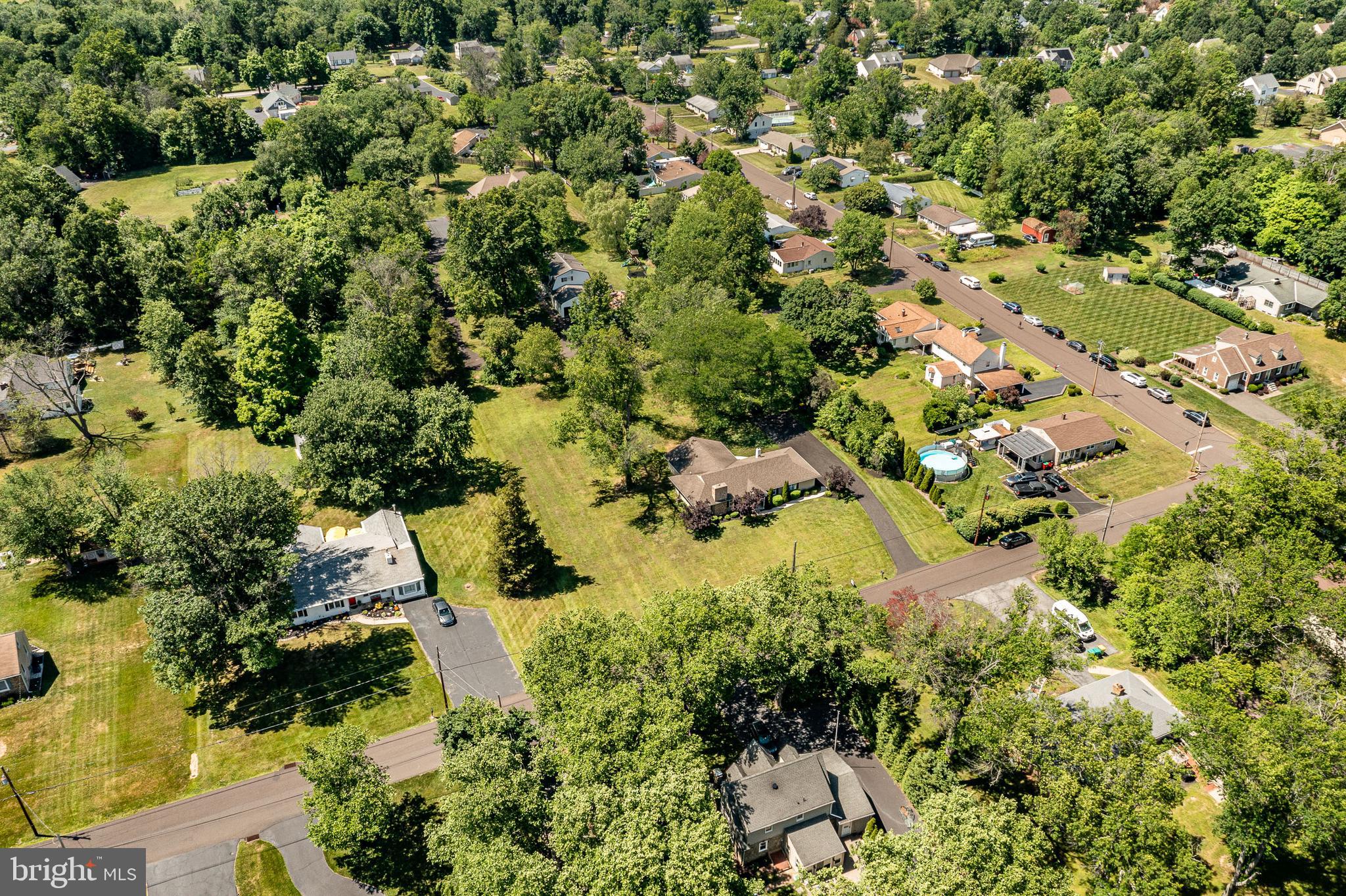 246 Oak Park Road Hatfield, PA 19440 - Photo 39 of 45 an aerial view of residential houses with outdoor space