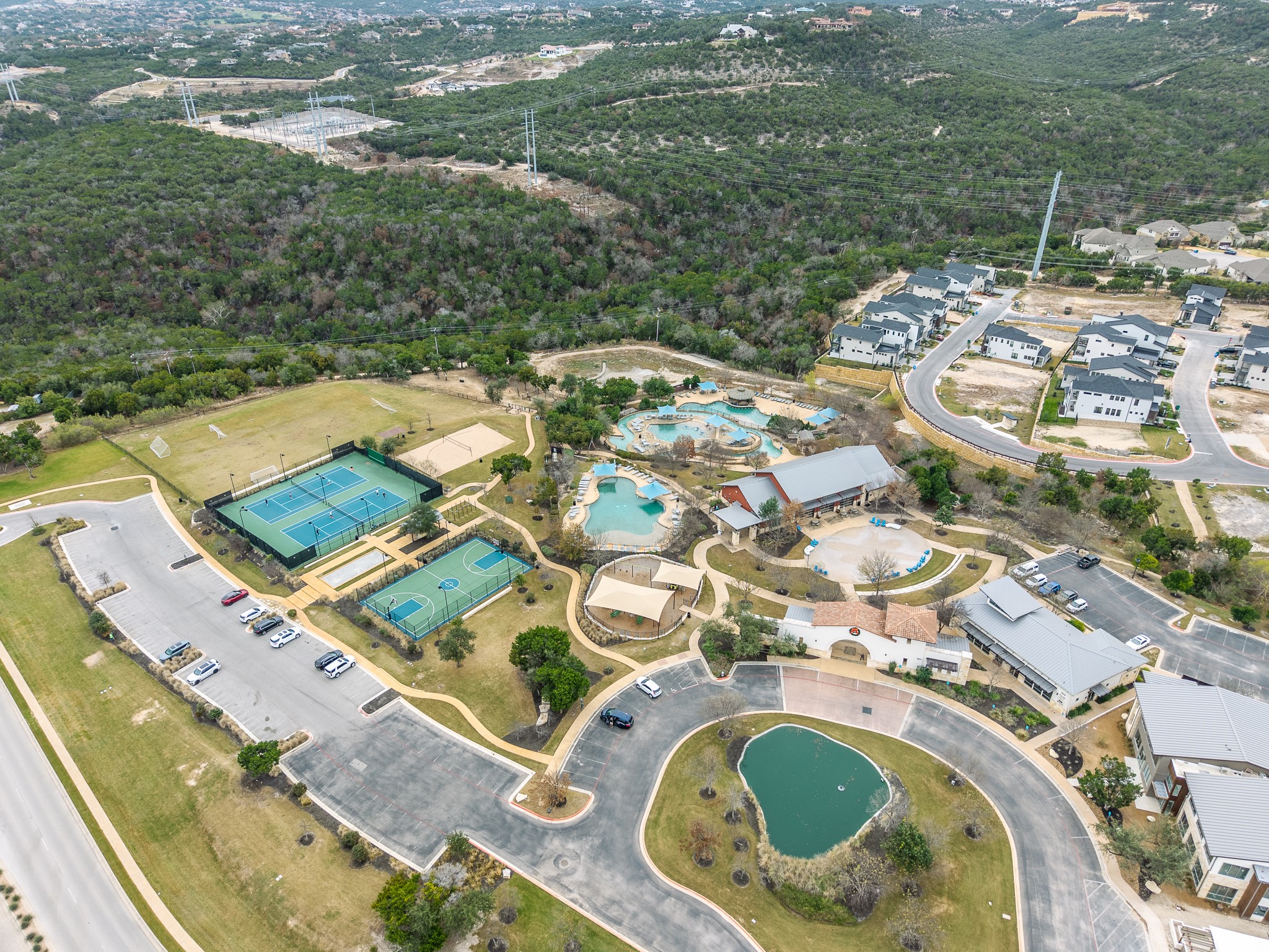 224 Tavish Trail Austin, TX 78738 - Photo 39 of 40 an aerial view of a house with outdoor space