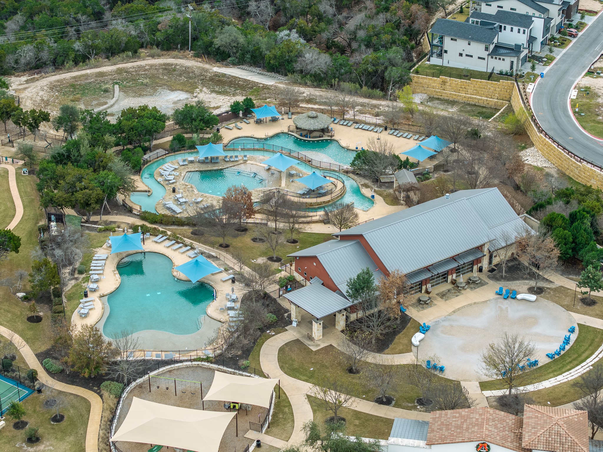 224 Tavish Trail Austin, TX 78738 - Photo 40 of 40 an aerial view of a house with outdoor space