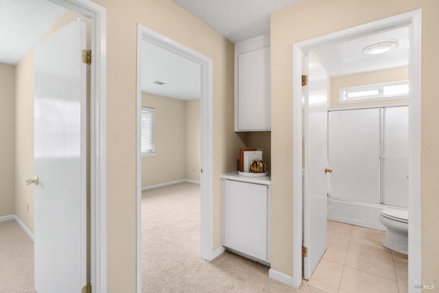 4984 Fern Place Rohnert Park, CA 94928 - Photo 24 of 37 Hallway view left to right: bedroom 1, bedroom 2, hall bath