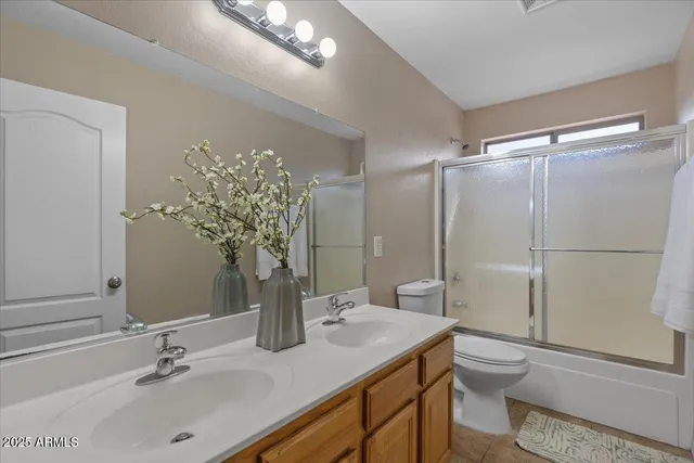 a front view of a house with patio