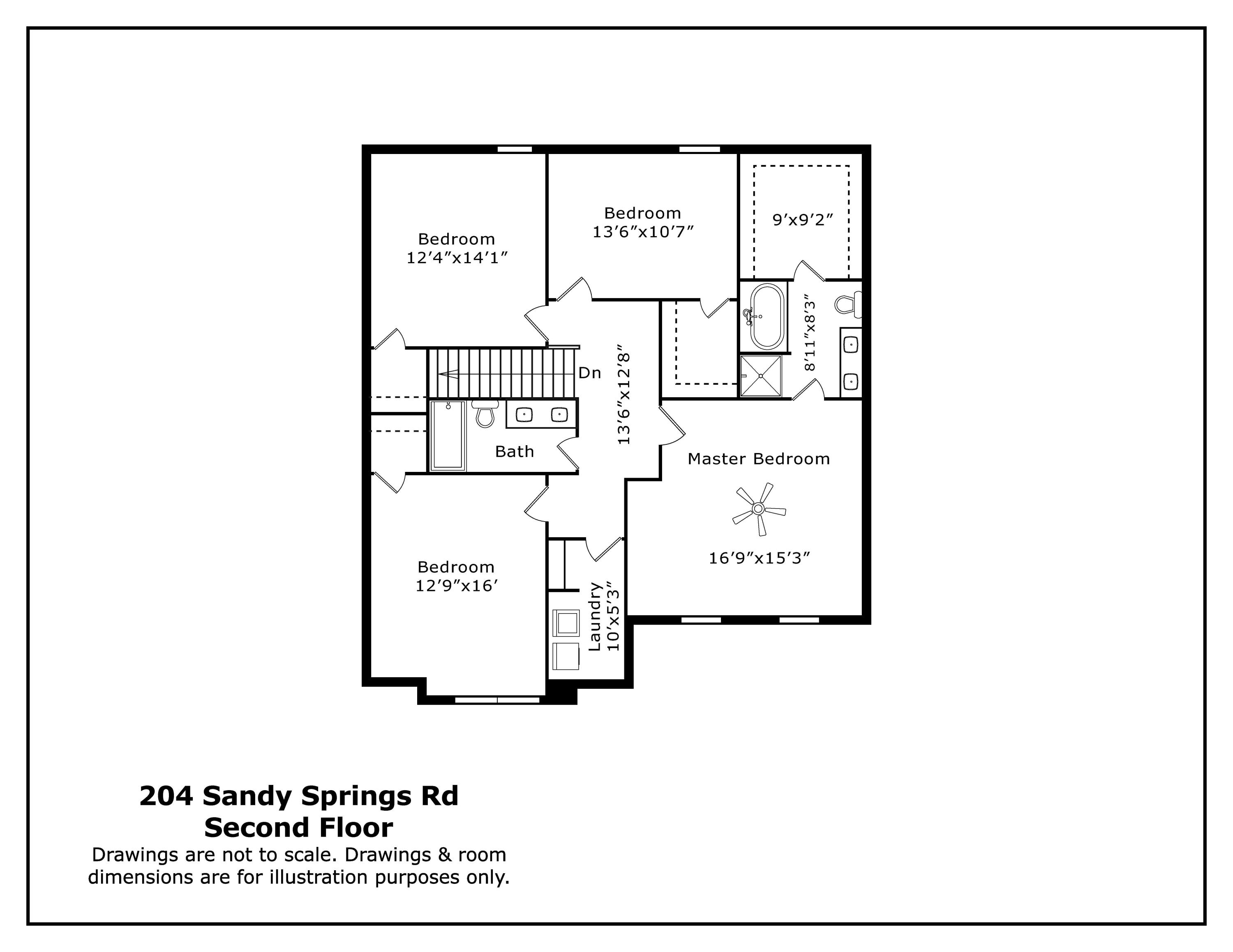 204 Sandy Springs Road Aberdeen, NC 28315 - Photo 26 of 32 204 Sandy Springs Rd_Second Floor
