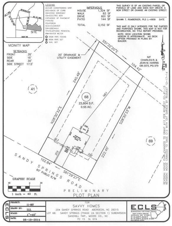 204 Sandy Springs Road Aberdeen, NC 28315 - Photo 27 of 32 204 SS Plat