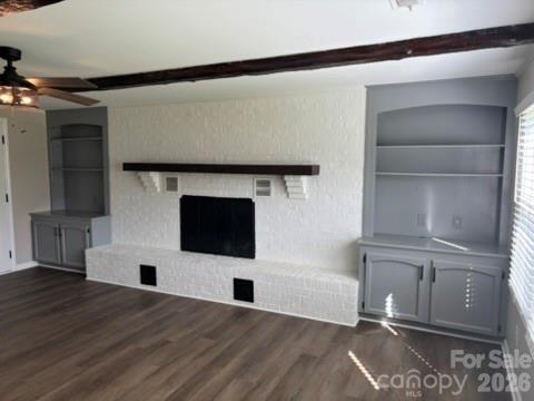 229 Browntown Road Belmont, NC 28012 - Photo 8 of 23 a living room with a flat screen tv and a fireplace