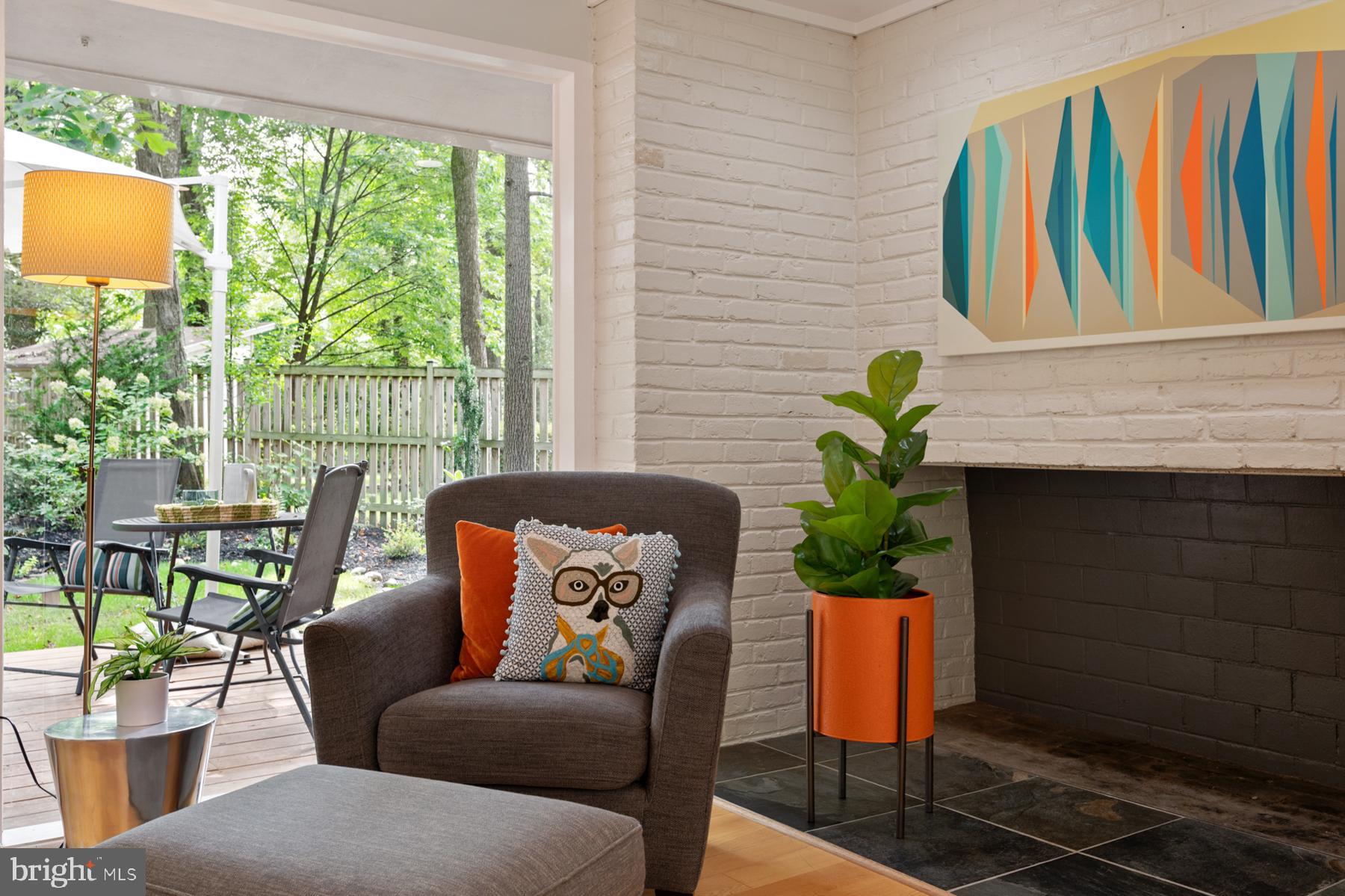7615 Elba Road Alexandria, VA 22306 - Photo 9 of 52 Oversized Fireplace