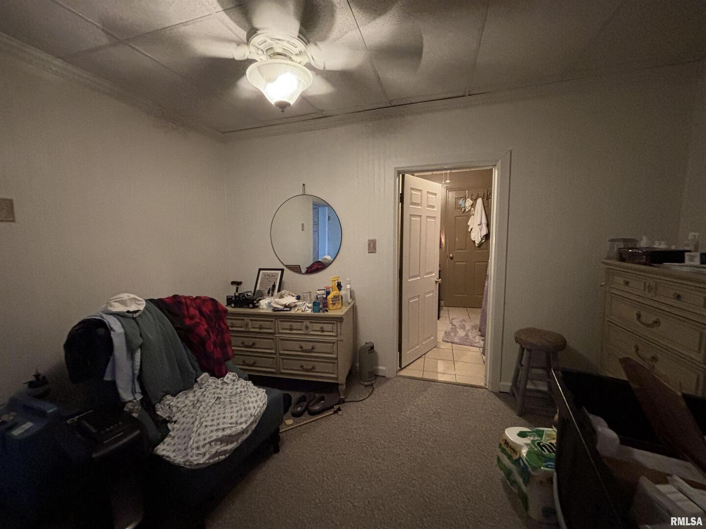 203 East 4th Street Brookport, IL 62910 - Photo 11 of 15 a living room with furniture and a mirror
