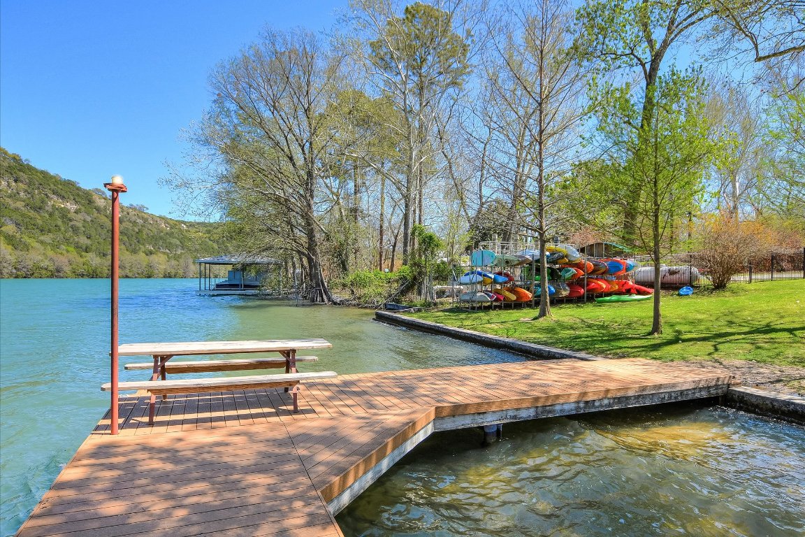 2405 Bahama Road Austin, TX 78733 - Photo 28 of 38 Dock with a water view and a lawn